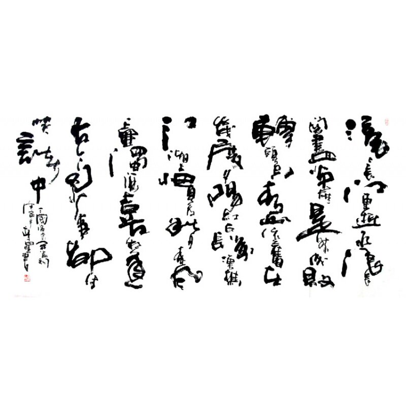 书法名家开篇三国演义诗词四尺办公室真迹手写李思桂书法