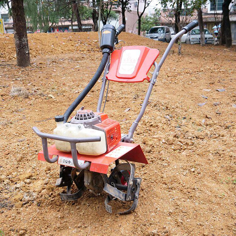 耕机昕平多功能松土机微耕除草机果园汽油翻土机大马力割草机