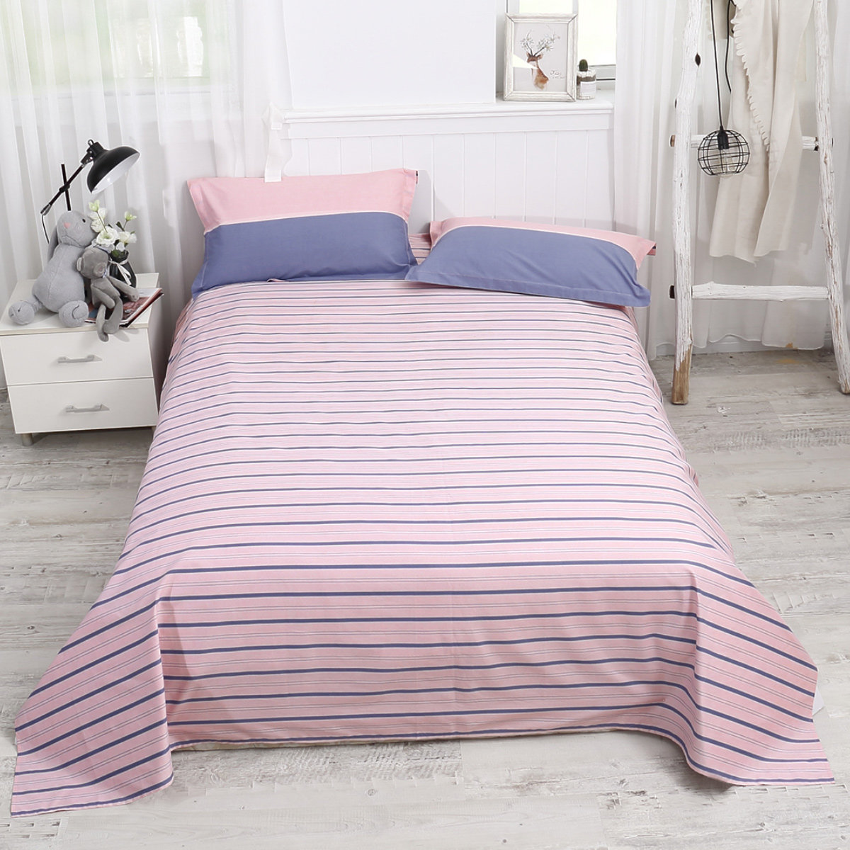 水星家纺纯棉床单单件学生宿舍1.2单人1.5全棉被单1.8m双人床被罩