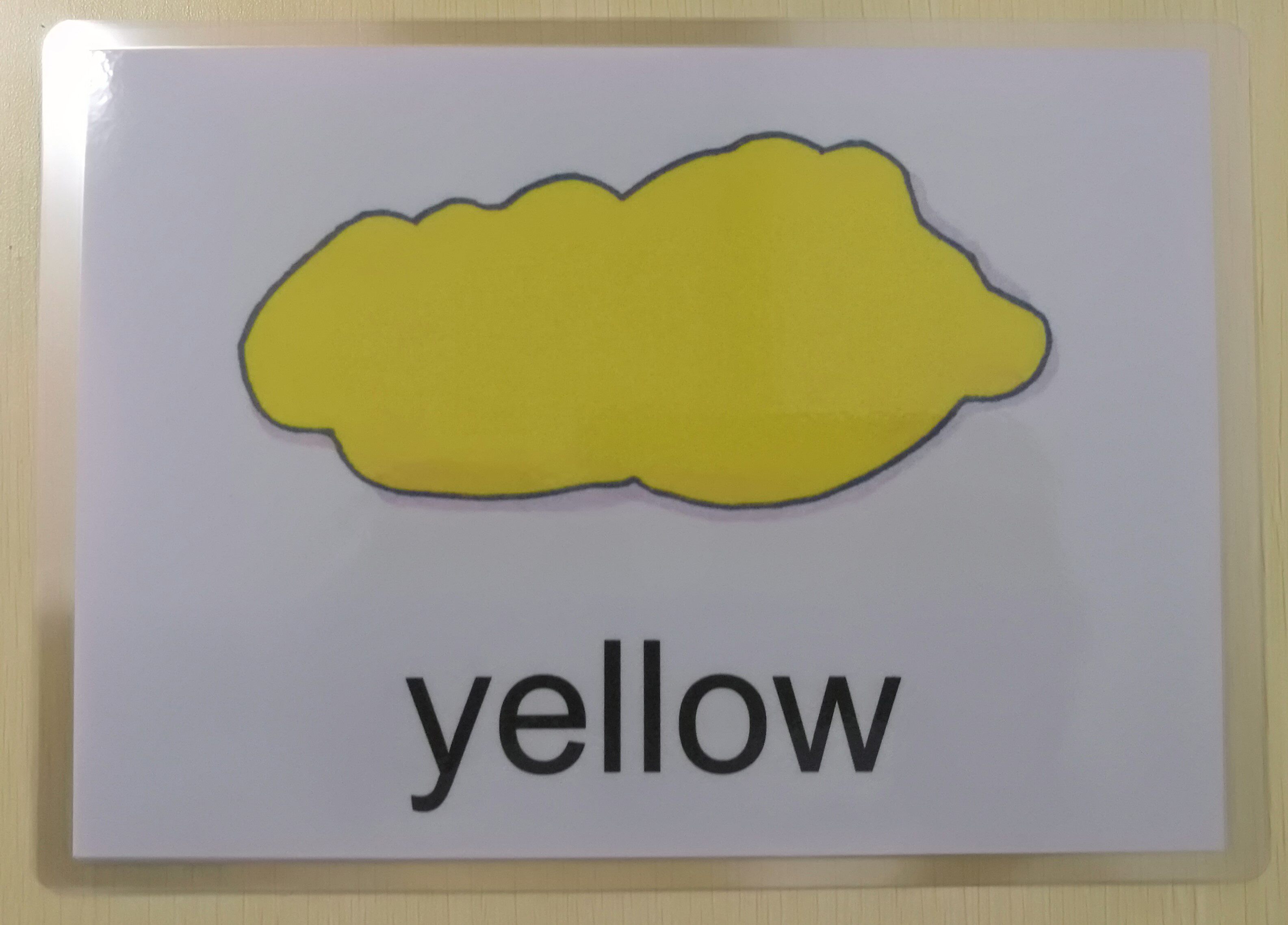 单面单词塑封闪卡卡片大卡儿童英语playway1国际早教闪卡