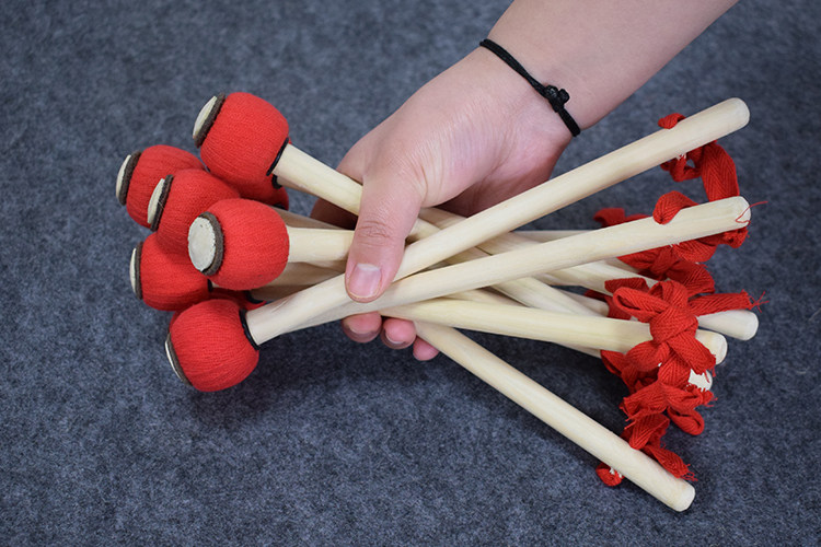 六道木手工缠制锣锤锣槌锣点大小小苏锣虎音锣其它乐器配件