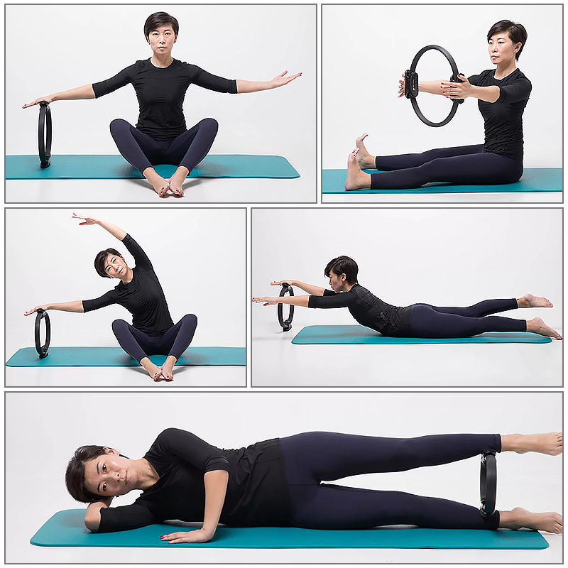 普拉提圈升级版瑜伽魔力圈环家用健身有氧运动手臂瑜伽圈