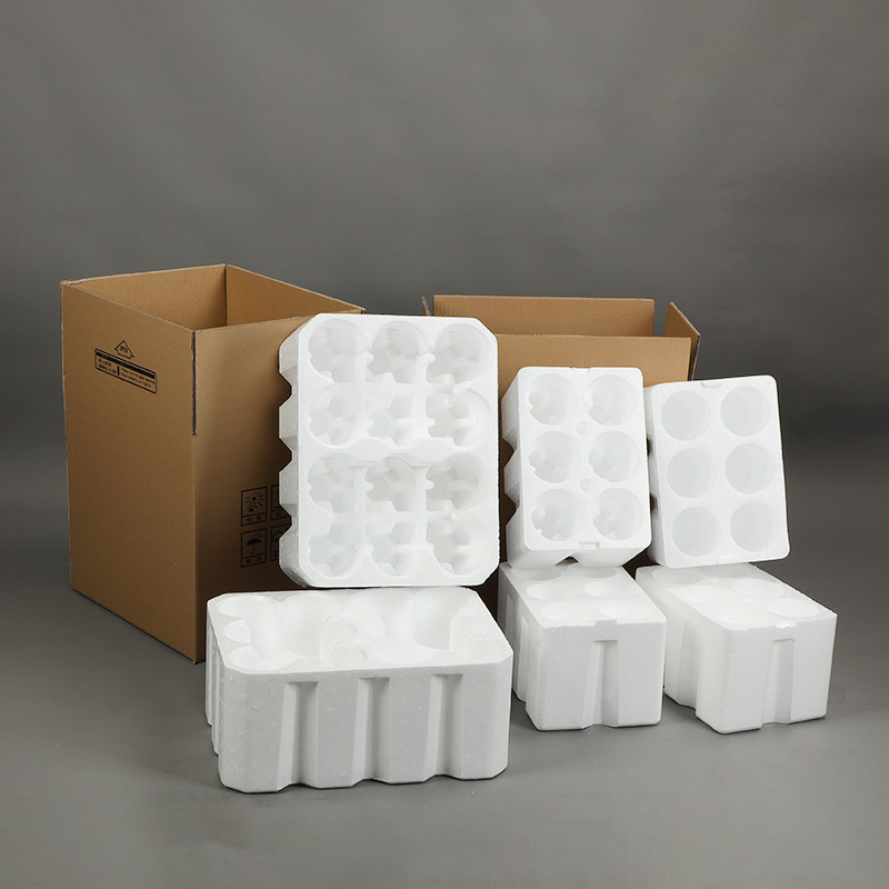 红酒泡沫葡萄酒快递12只尺寸防摔源头工厂定制泡沫箱