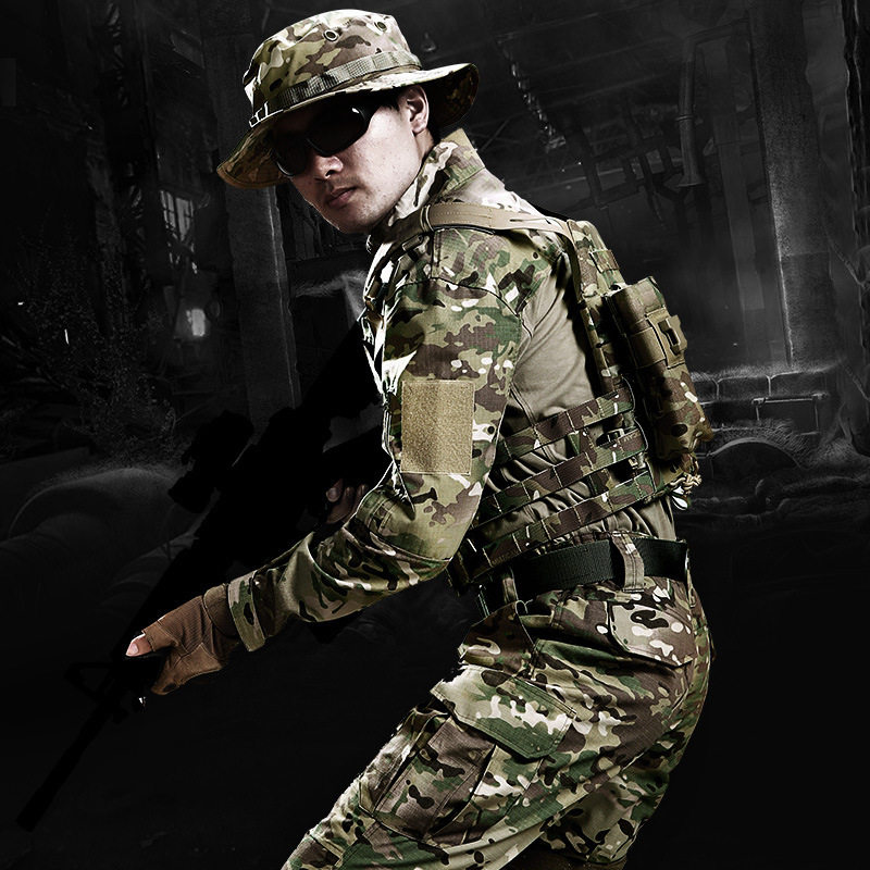 全地形真人cs 备服装 cqb迷彩套服战术户外装 mc迷彩美军特种兵套装