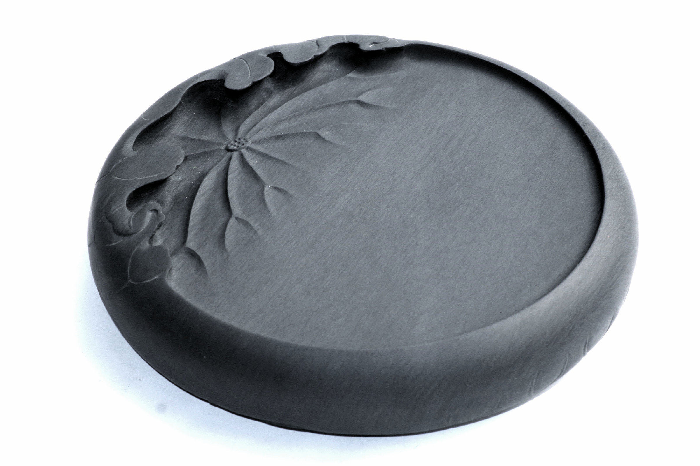 原石罗纹荷塘月色歙砚正宗文房四宝砚台徽墨端砚洮河文房四宝