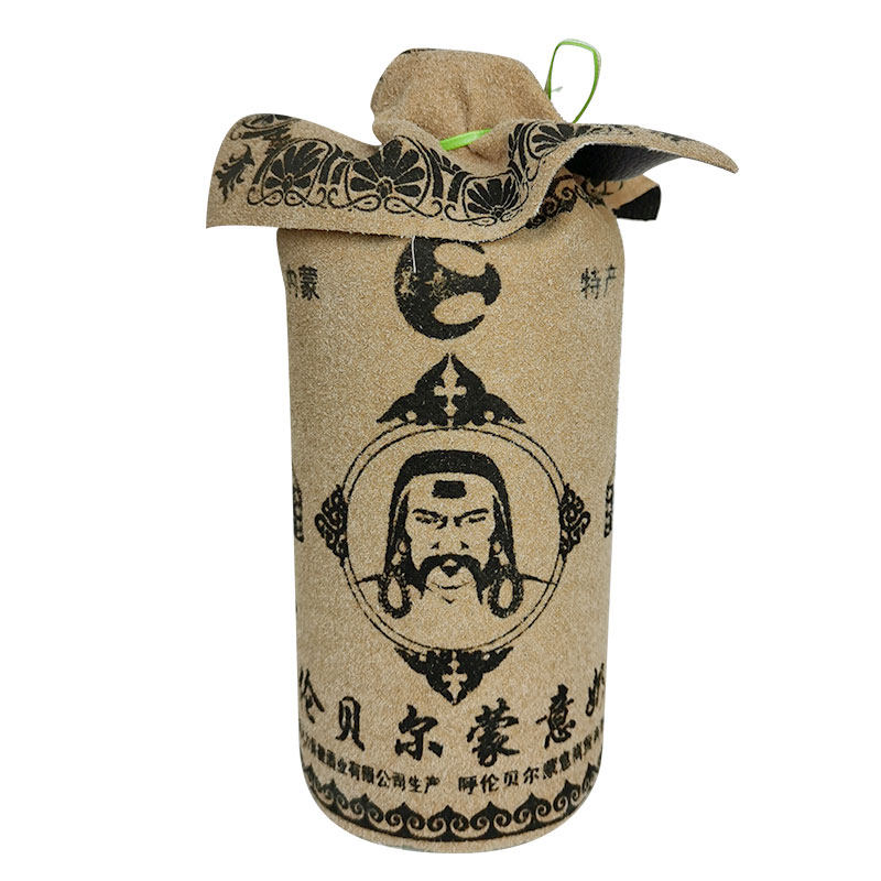 奶酒呼伦贝尔马奶酒内蒙特产38度瓶装毛皮450ml意酒白酒