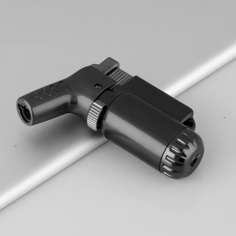 1300度防风金属直冲气焊枪烧烤炉点火枪打火机防风雪茄点烟器喷枪