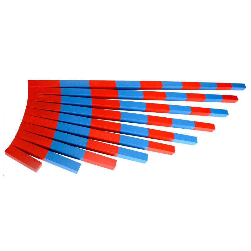 蒙氏教具专业版数棒早教幼儿园数学木质益智玩具岁以上早教教具