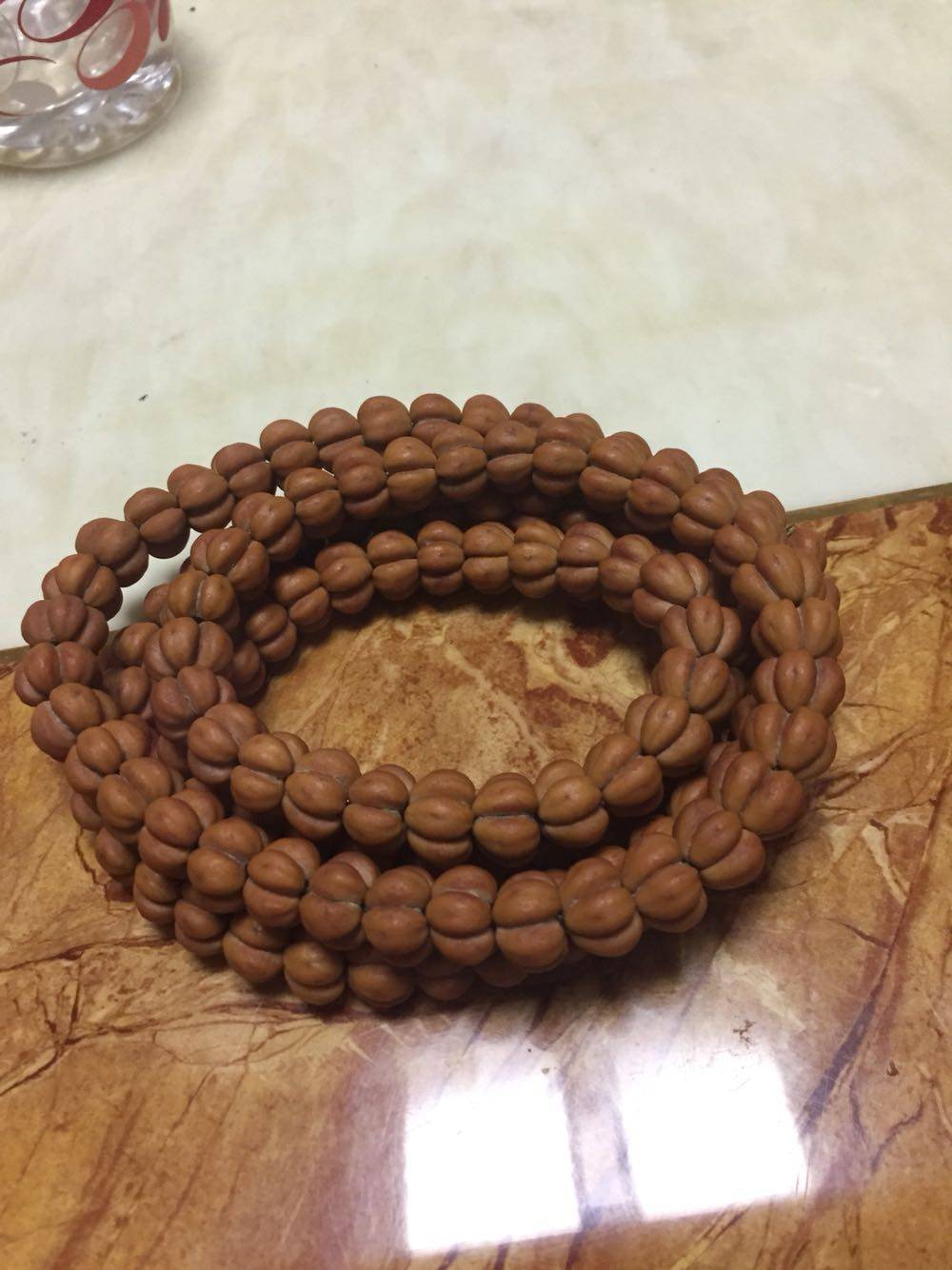 野生山楂五福手串私人定制佛珠