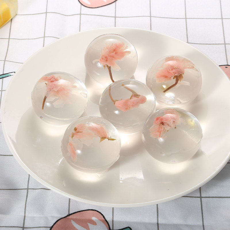 樱花盐渍腌渍长柄糖渍信玄透明果冻盐制50g其它原料