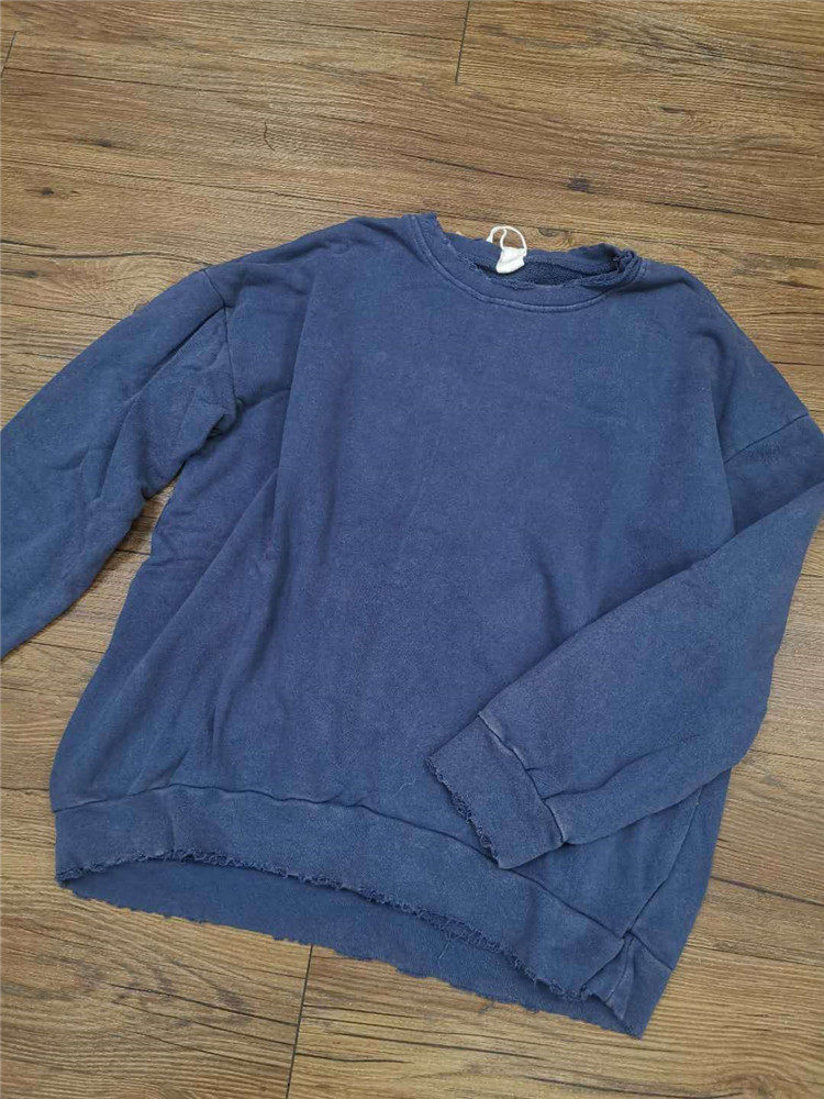 花社1557正品线圈纯棉卫衣恤女长袖宽松大码卫衣