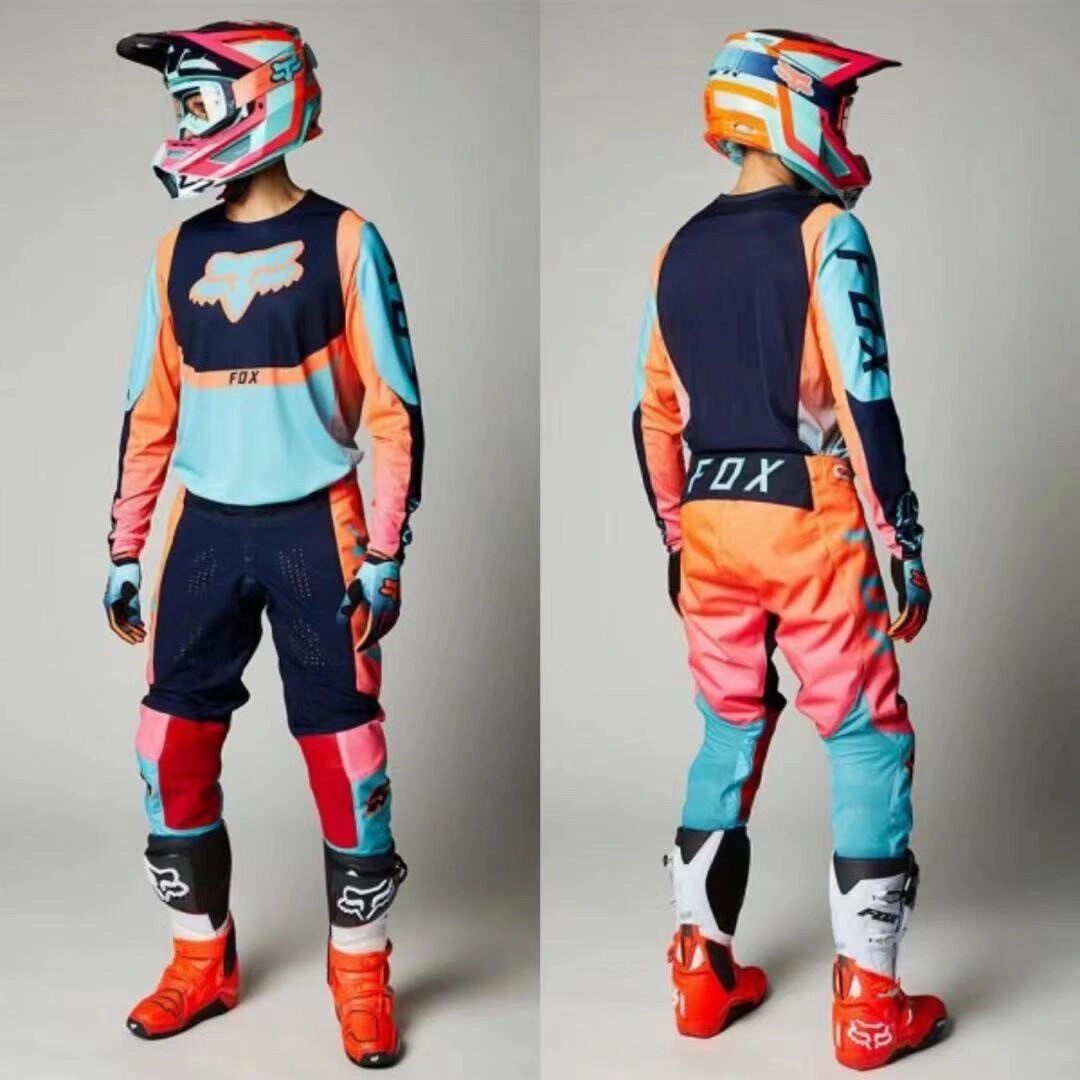fox春秋新款越野车赛车套装男女通用透气高端赛车服