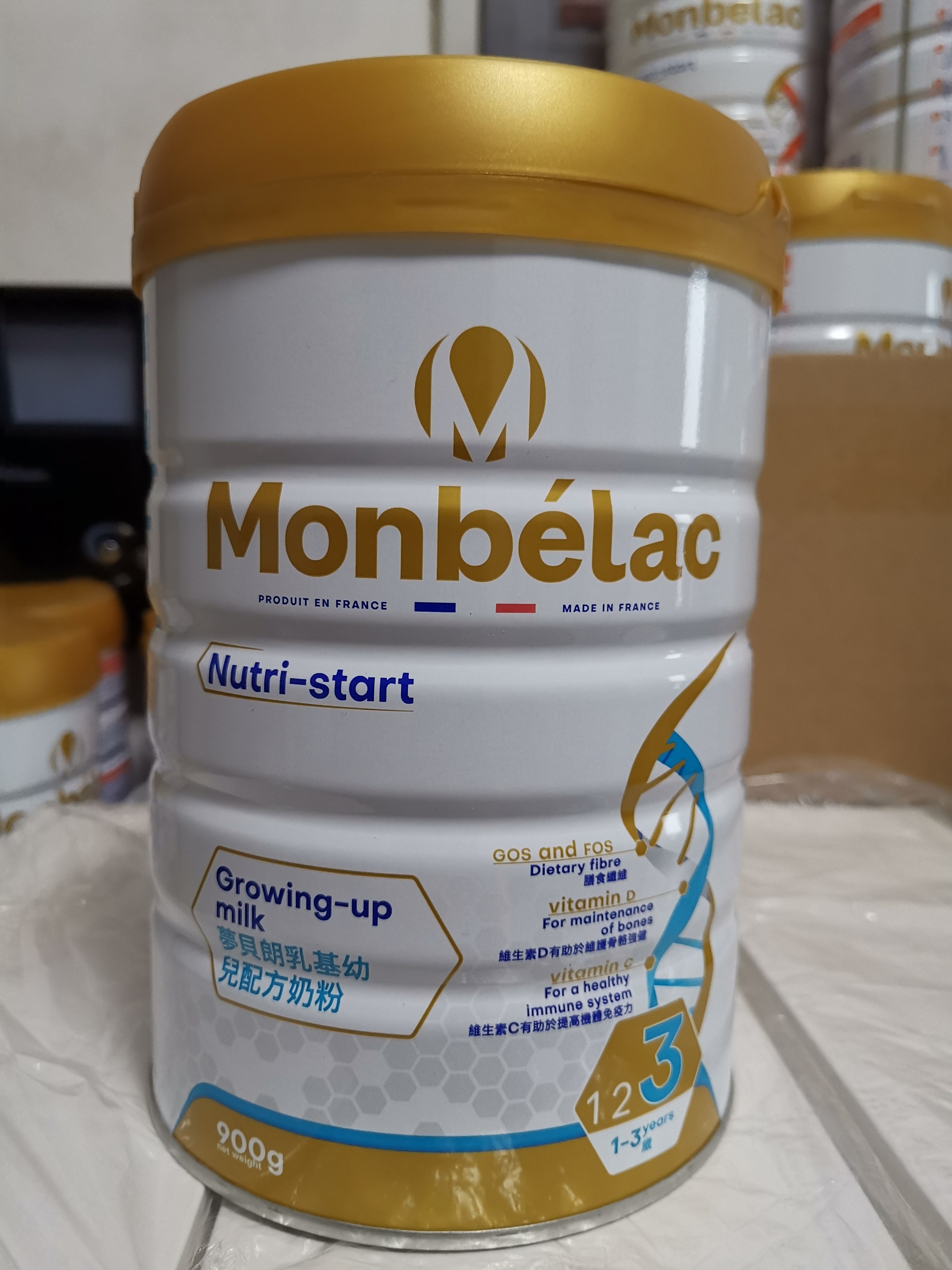 贝朗乳基婴儿配方奶粉3段monbelac三段香港婴幼儿牛奶粉