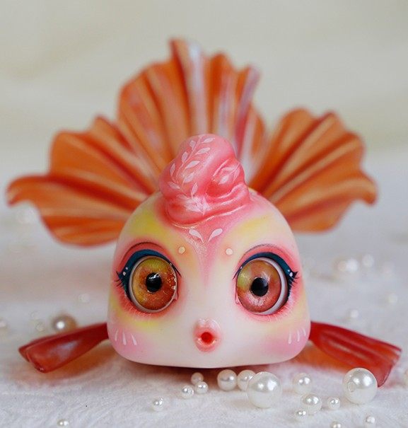 dfa动物小金鱼啵啵bjd娃娃