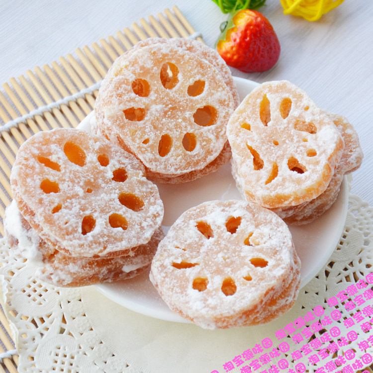 莲藕广东特产即食冰糖休闲零食蜜饯年货小吃蔬果干