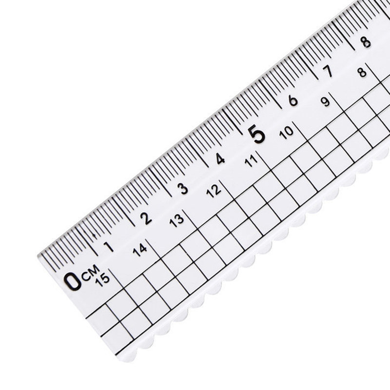 透明晨光绘图创意刻度尺波浪尺子波浪形用尺作业各类尺