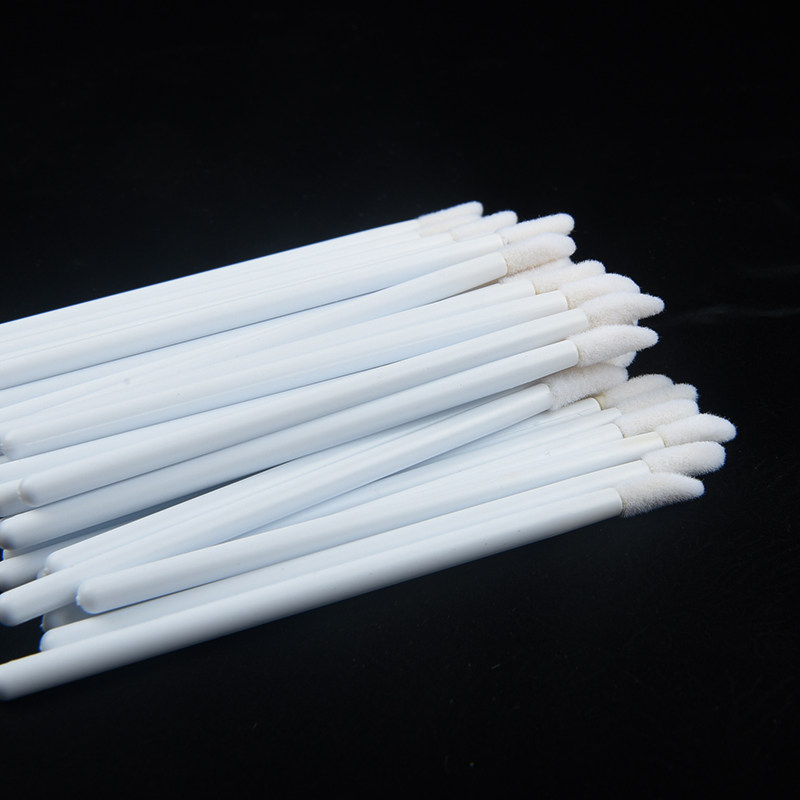 50支装一次性唇刷迷你化妆黑杆透明唇膏唇彩口红化妆刷