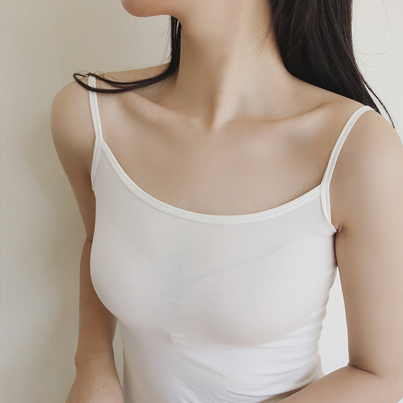 港味复古吊带背心女外穿针织拼蕾丝v领显瘦内搭打底衫短款夏装潮