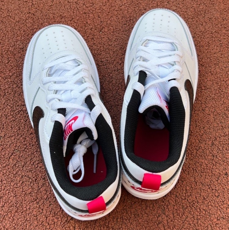 nikecourtboroughlow2黑白运动休闲女低帮小白板dm0110-100板鞋