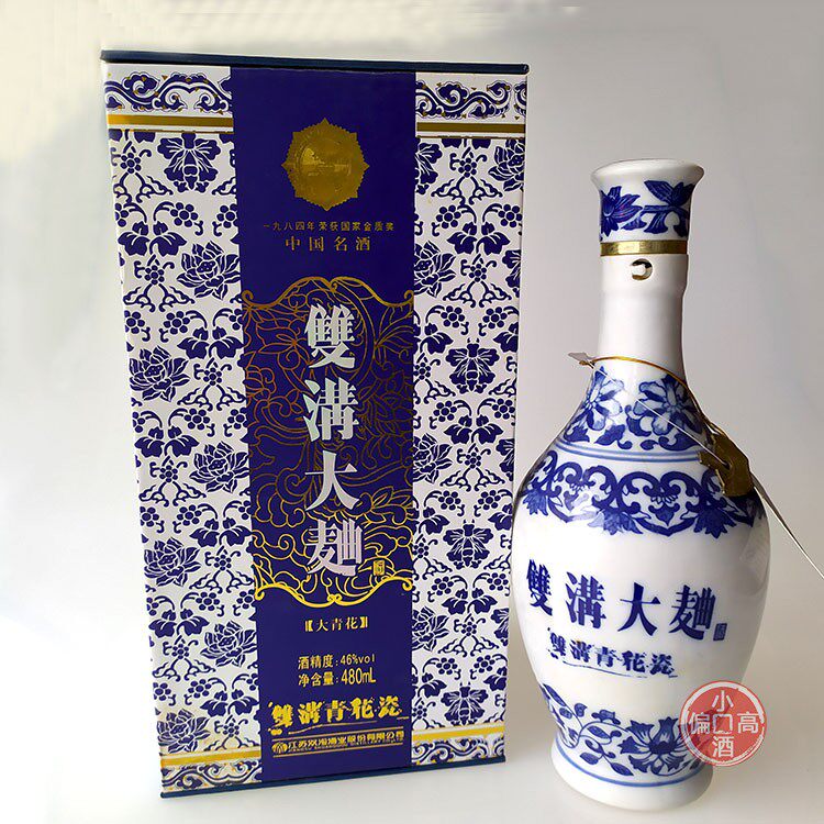 小酒偏高2011年46度双沟大曲青花瓷大青青花1瓶其他酒类