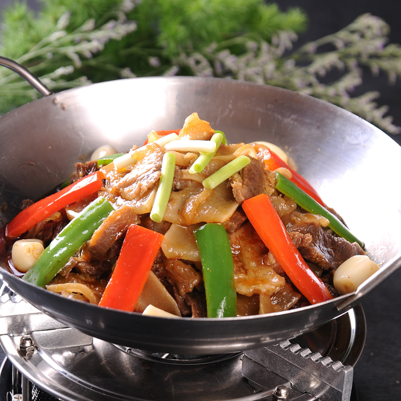 皮黄牛肉350g干锅火锅小炒牛脸酒店特色私房其它牛肉类