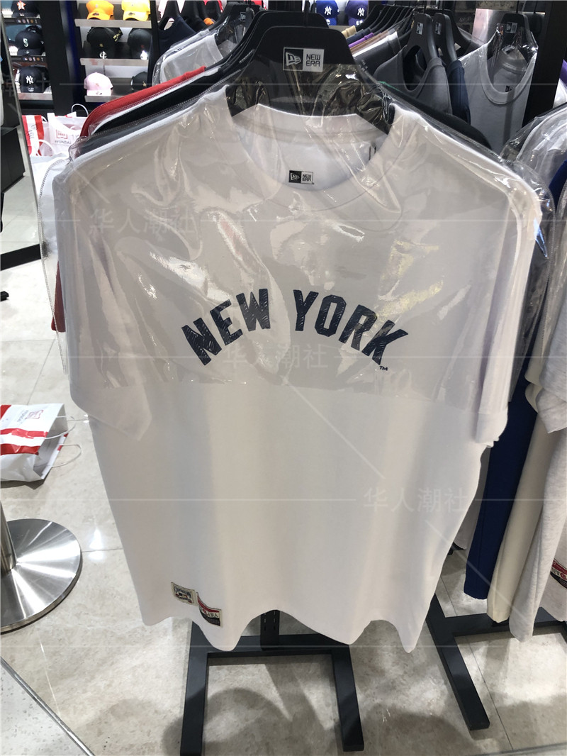 华人潮社newera21纽亦华mlb棉质手绘图案潮流t恤