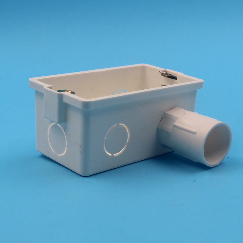 pvc25mm6电线管锁扣锁底盒配套杯梳线管连接穿线电线管配件