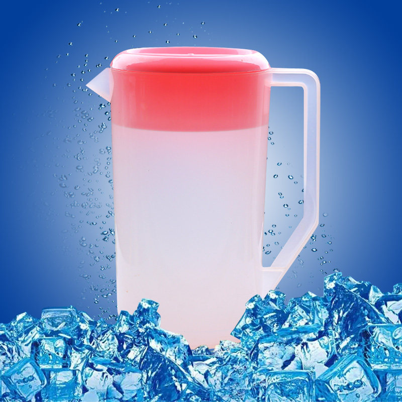 hyu有刻度冷水壶2.4l塑料大容量水壶凉水壶家用茶水壶扎壶耐高温