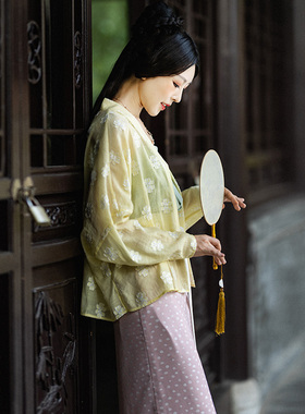 棉麻记【春日宴】原创宋制汉服袖小衫