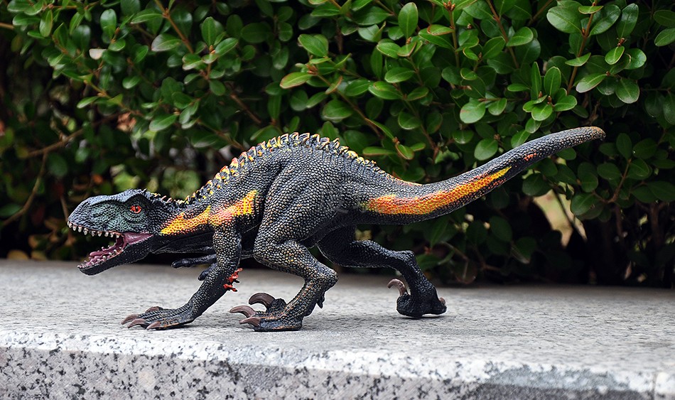 暴虐迅猛龙模型伶盗侏罗纪仿真恐龙玩具世界公园仿真