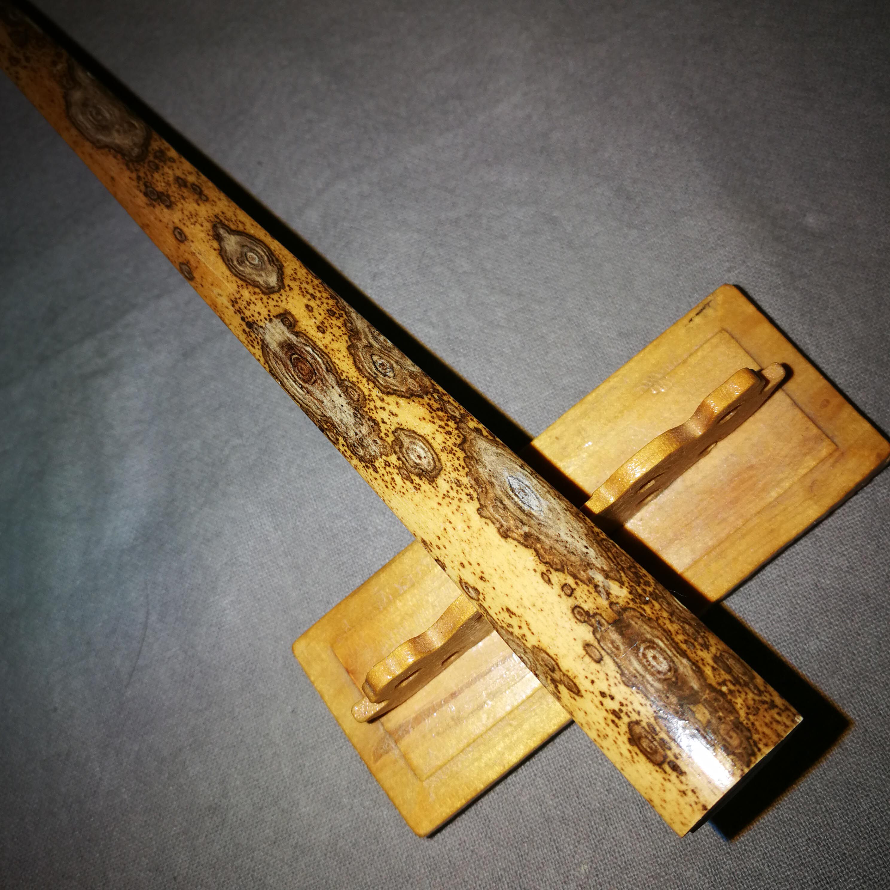 扇子湖南老梅鹿竹折扇88寸18方古方文玩苏工扇子