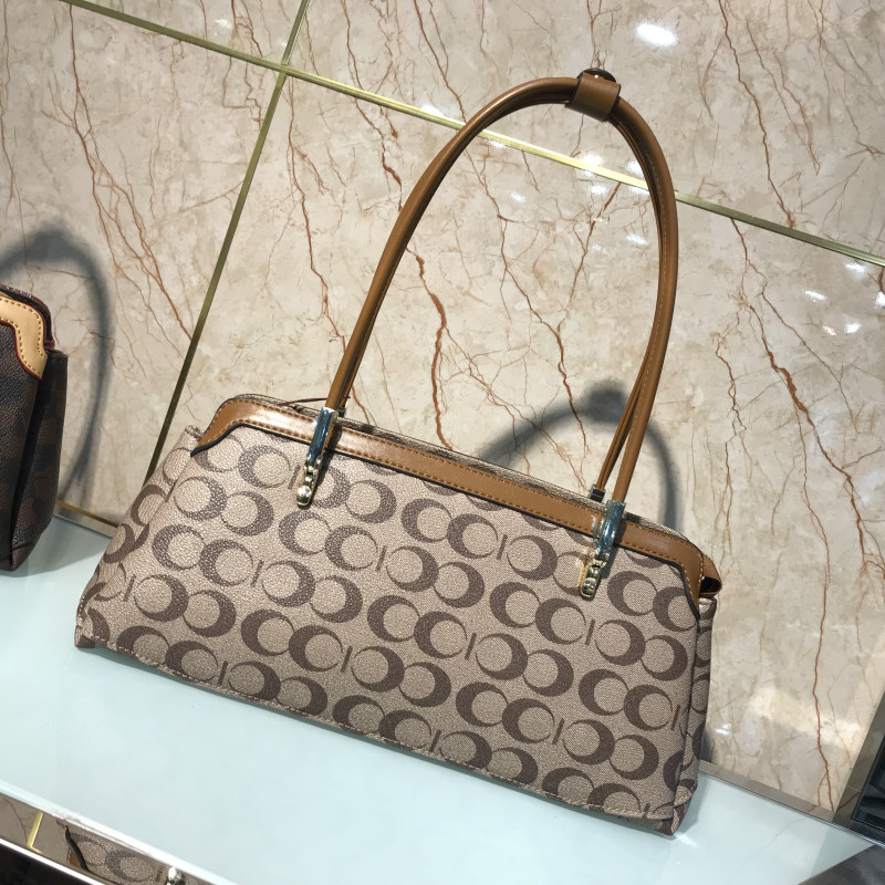 萨米璐新款正品老花高档手提女包斜挎包单肩潮欧美大牌托特包