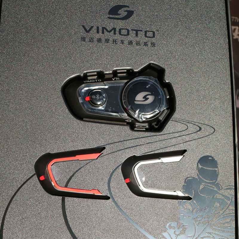 机车生活维迈通v9s摩托车头盔蓝牙耳机内置对讲机导航蓝牙耳机