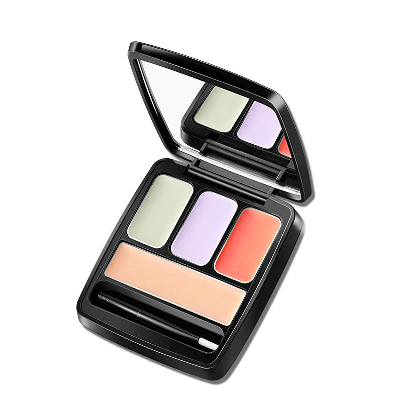 多彩彩色遮瑕盘遮瑕遮盖斑点脸部纹身疤痕正品遮瑕