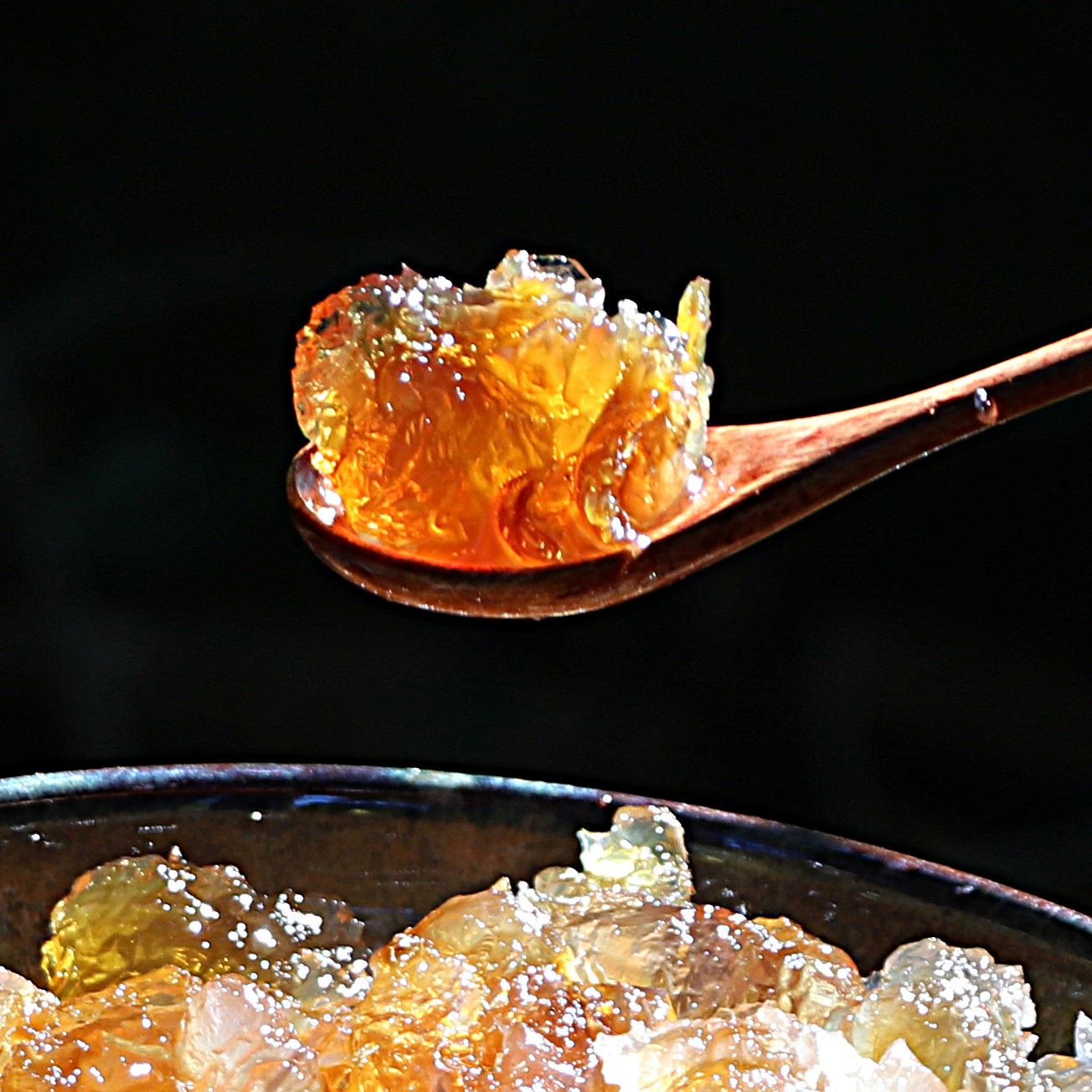 云夕古田野生桃胶250克农家自摘桃花泪可搭皂角桃胶