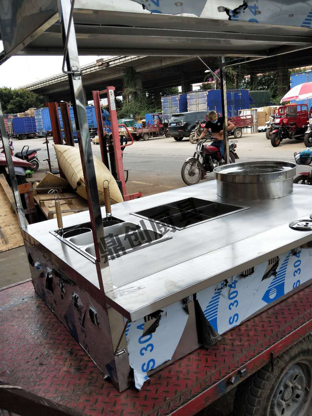 牛杂车摆地摊专用车定做煤气小型小吃三轮车流动摊位其他商用厨电