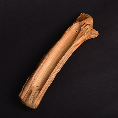 天然香柏木香插线香炉沉香具香座香道用品薰香茶道