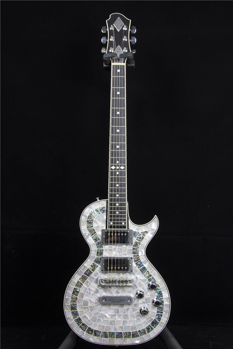 宏声琴行日产zemaitiscs24pflittlering白蝶贝蝶贝贴面吉他电吉他