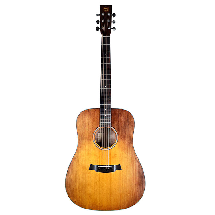 森氏吉他森格威d-1s云杉单板复古擦色民谣中国吉他-民谣吉他