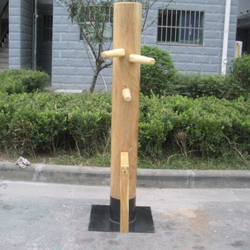 实木咏春拳木人桩立式简易武术练武木桩人家用武馆训练落地拳桩