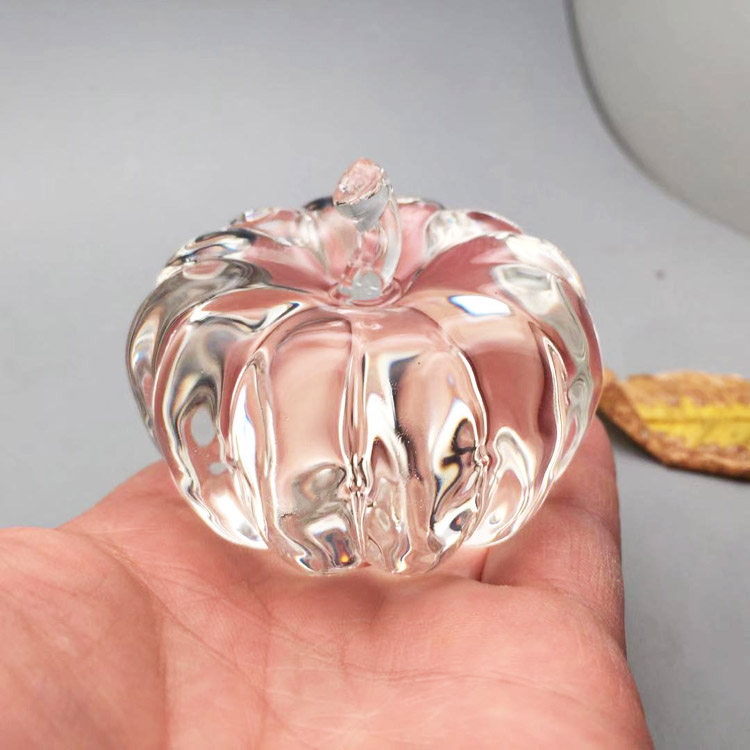 ins轻奢玻璃水晶南瓜小工工艺品桌面创意家居摆件摆件