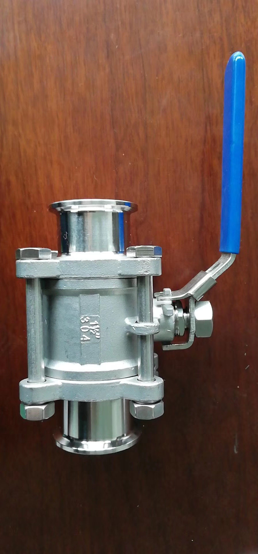 gu片式kf10负压卡箍高真空不锈钢球阀快装真空球阀