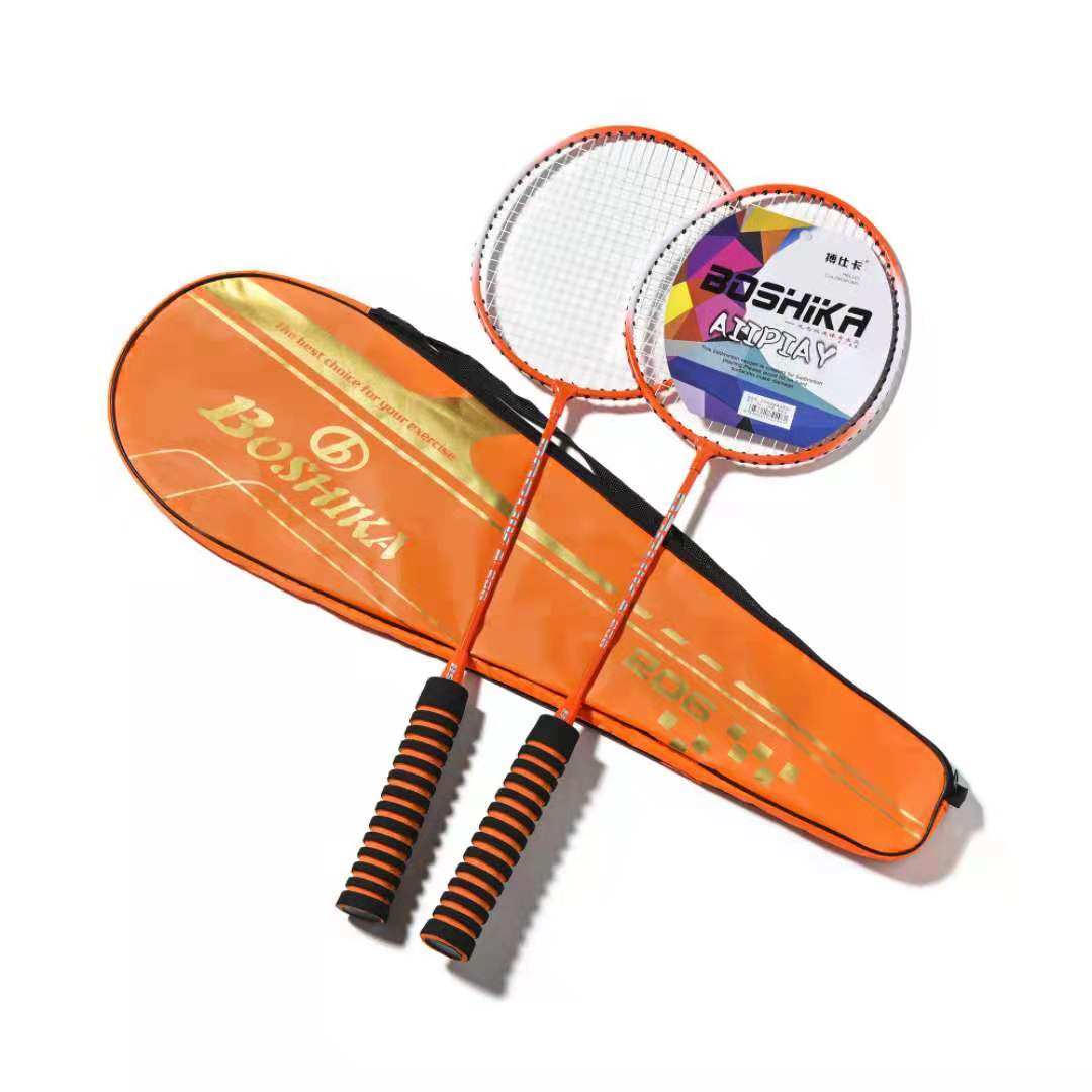 羽毛球拍包邮正品海绵手柄双拍超轻2支装送拍特价羽毛球拍