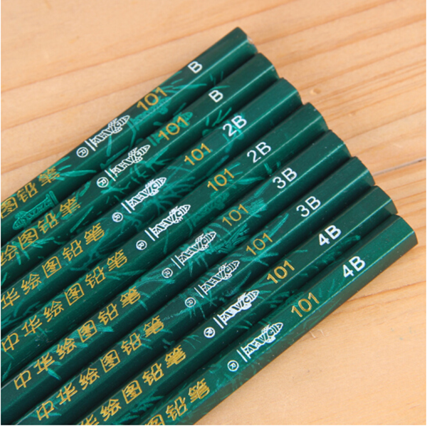 绘图铅笔专业美术素描绘画专用3b4b5b6b8b10b12b小学生铅笔