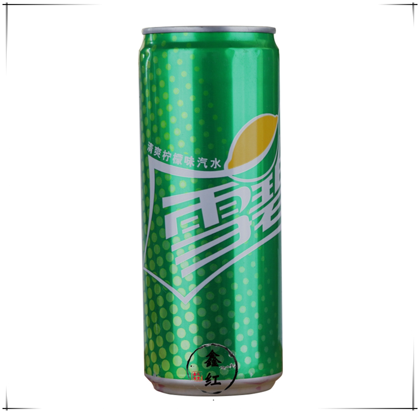 可口可乐 雪碧清爽柠檬味汽水330ml*24罐 整箱 细长罐