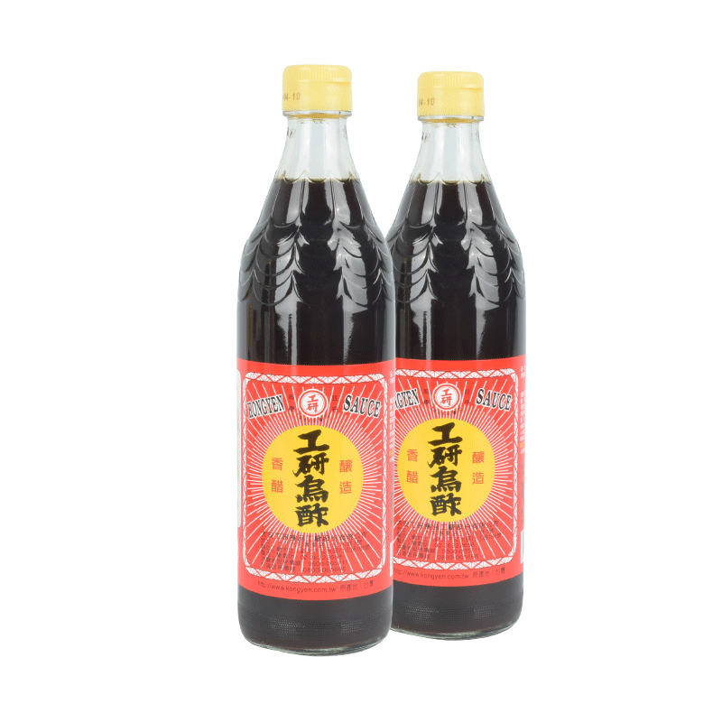 包邮台湾进口大安工研乌醋两瓶 纯糯米酿制不添加人工防腐剂黑醋 - 图2