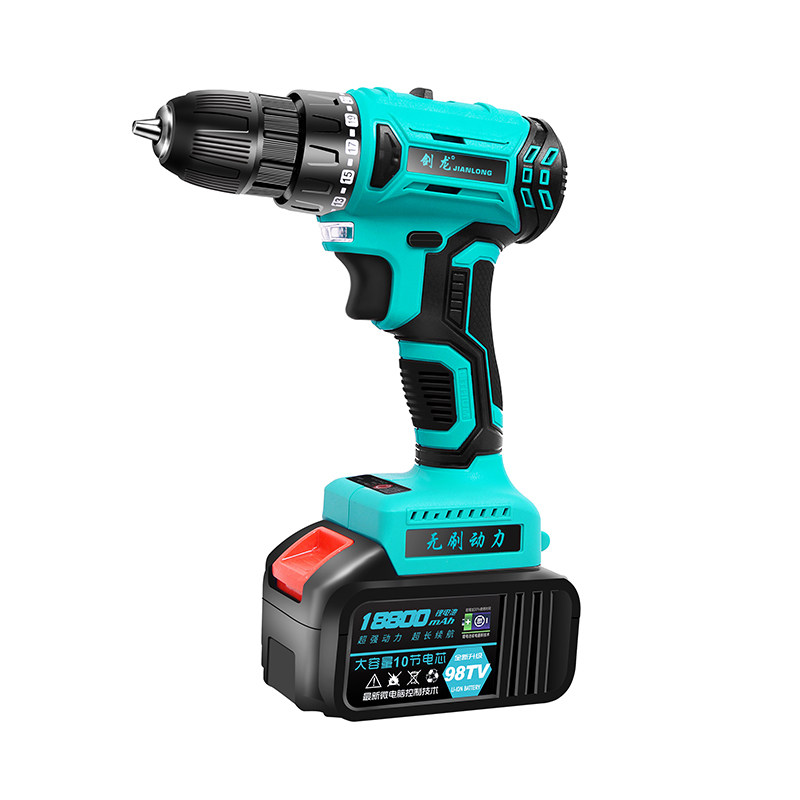 剑龙无刷手钻充电式锂电池电钻小手****钻家用电动螺丝刀大功率电转