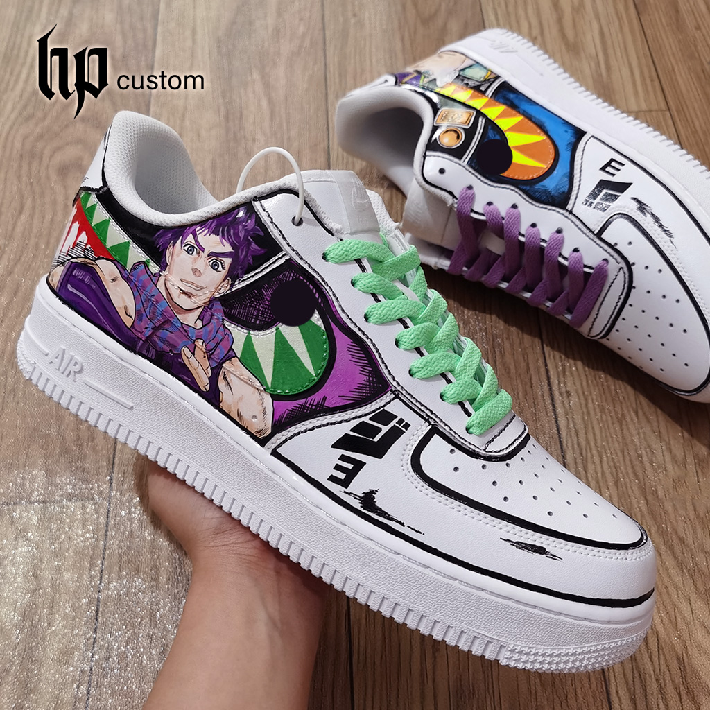 jojo手绘动漫af1子代球鞋篮球aj定制diy手绘鞋
