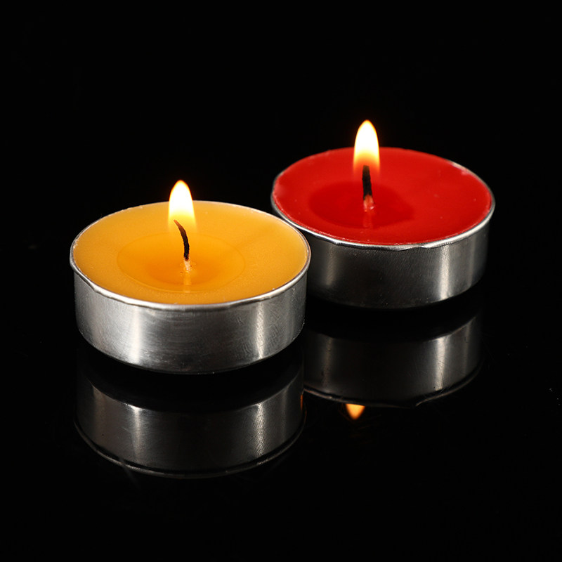 酥油油灯4小时100粒家用无烟香薰蜡烛供灯长明蜡烛