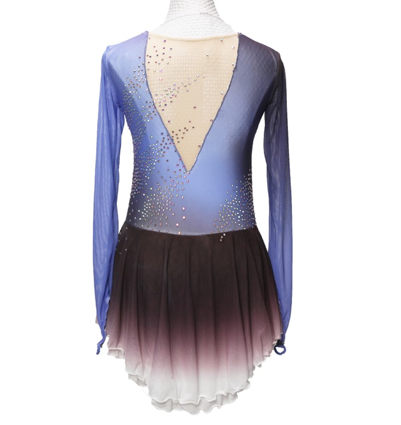 花样滑冰卓宝定制服装表演儿童成人女款a10滑冰服